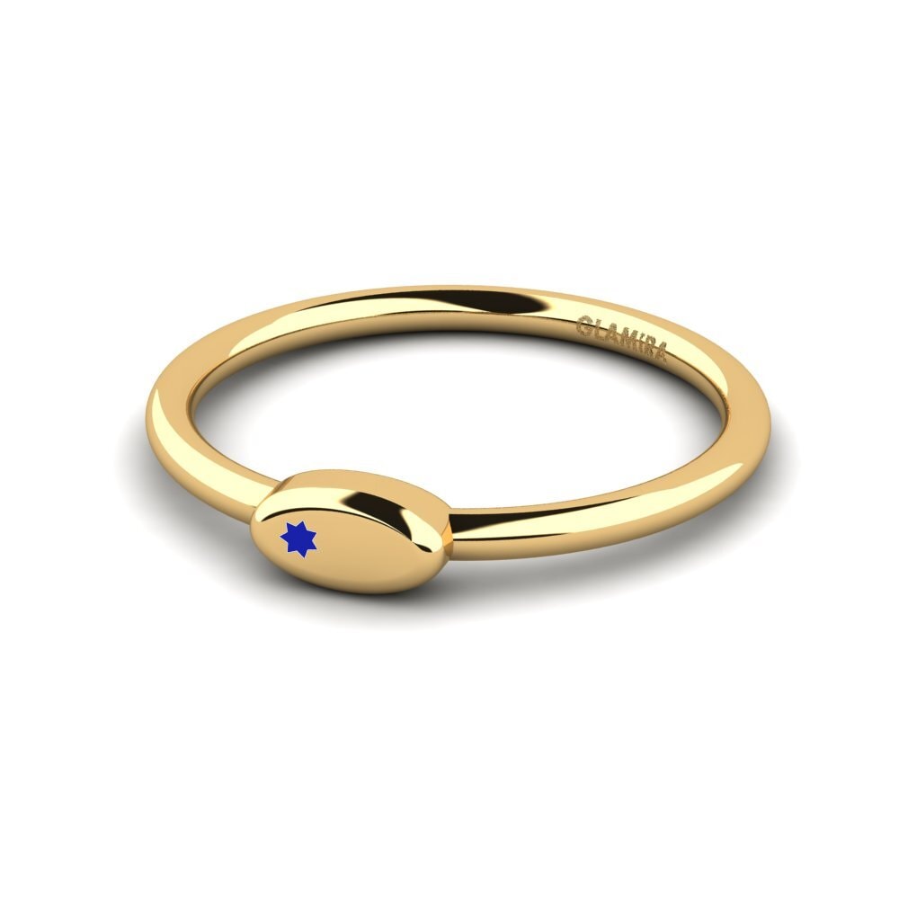 Gelbgold 375 Ring Demen