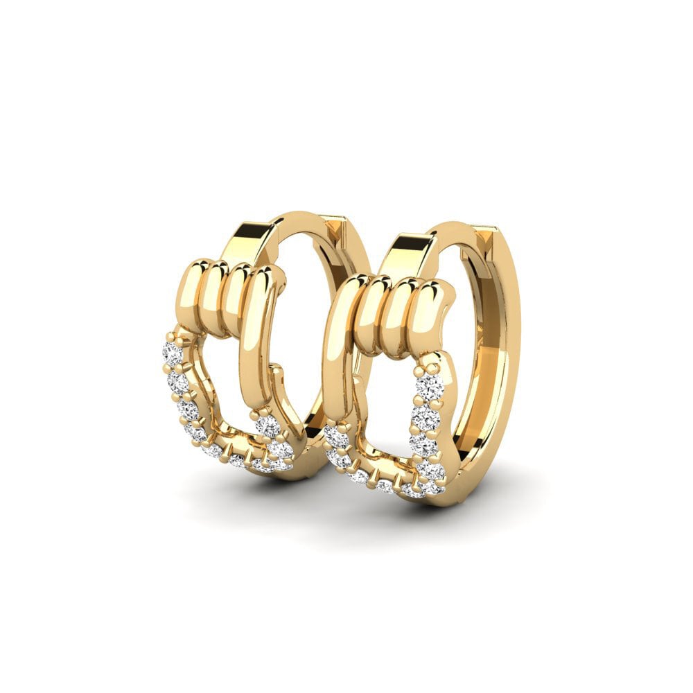Đá Moissanite Bông tai nữ Demure