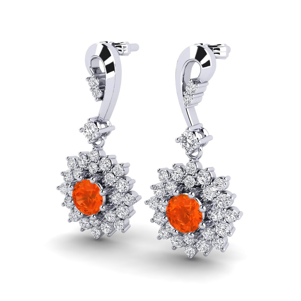 Fire Opal Women's Earring Denisa