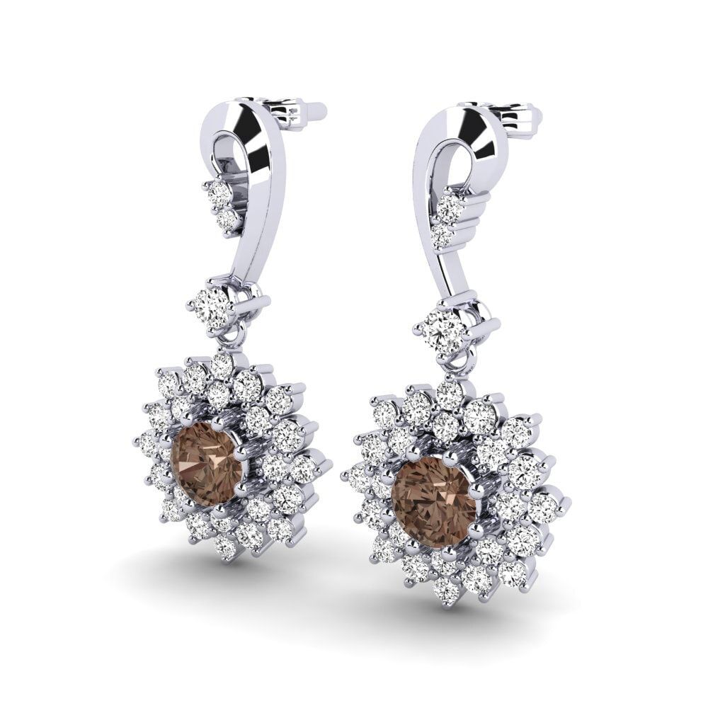 Smoky Quartz Women's Earring Denisa