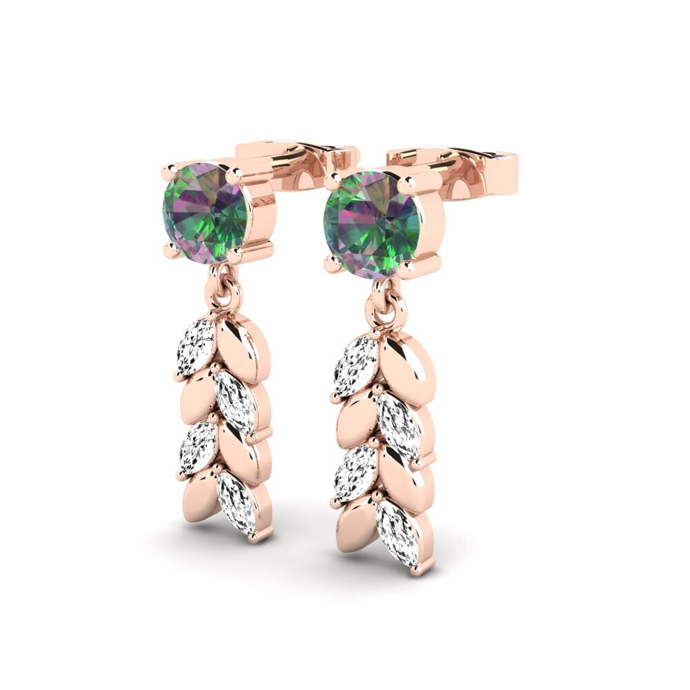 Đá Topaz Huyền Bí Bông tai nữ Depracel