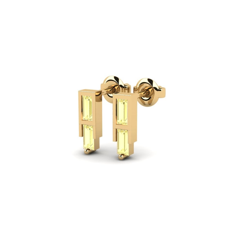 Yellow Sapphire Women's Earring Depurate