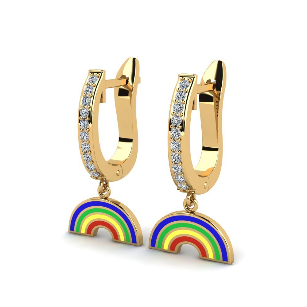 14ct Yellow Gold Women's Earring Deserteura