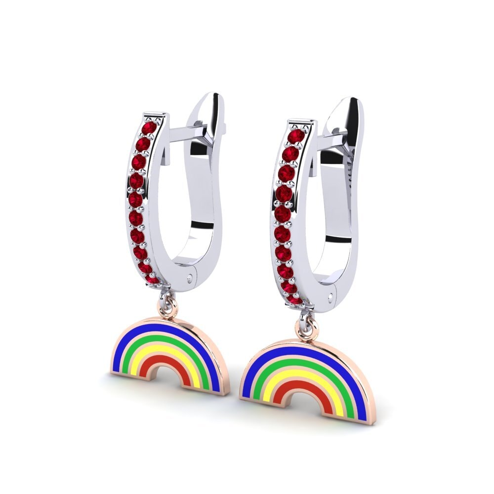 Red Zirconia Women's Earring Deserteura