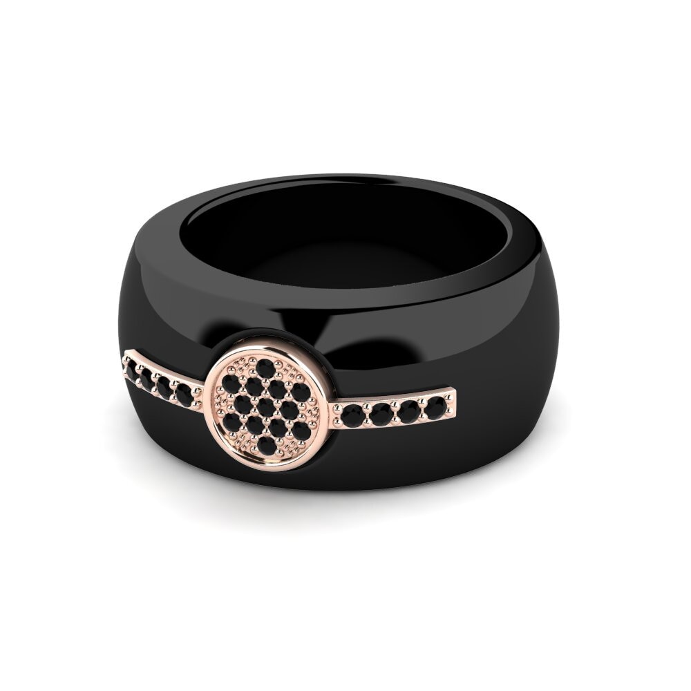 Schwarzer Onyx Ring Desrosier
