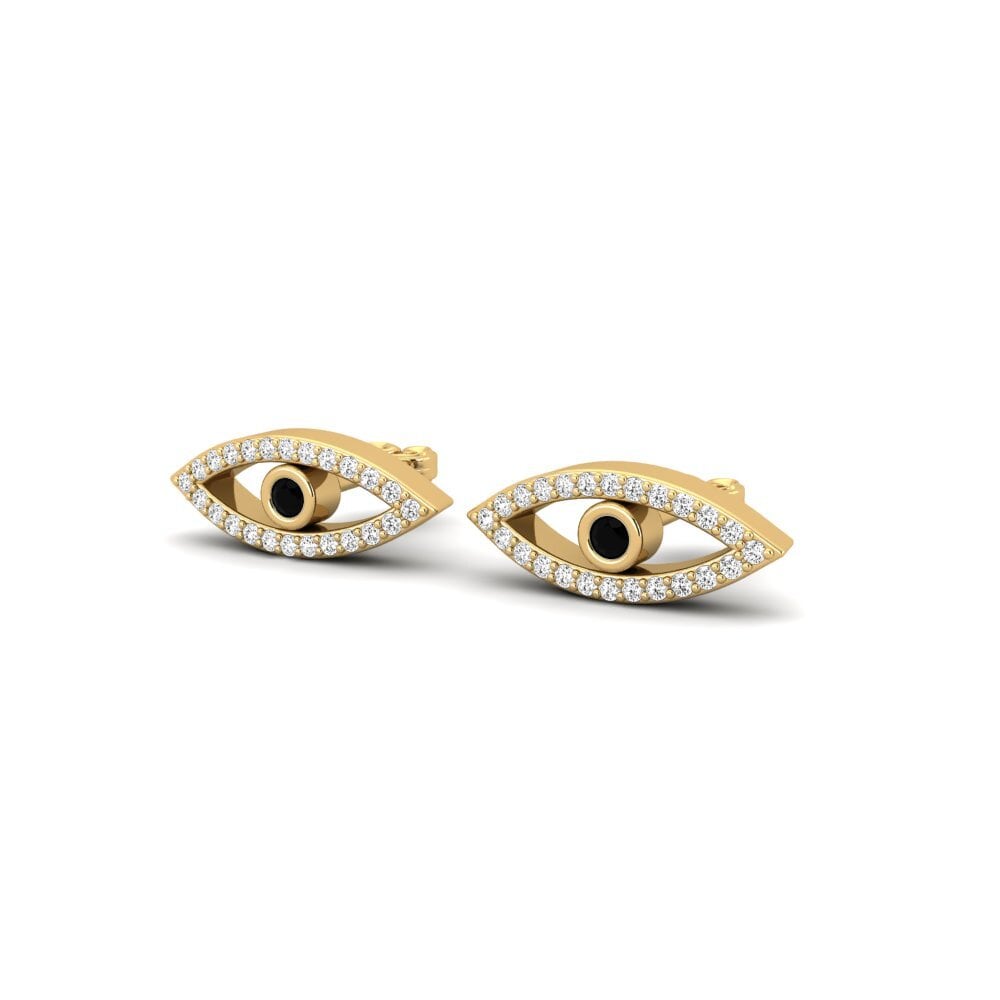 Black Onyx Women's Earring Destra