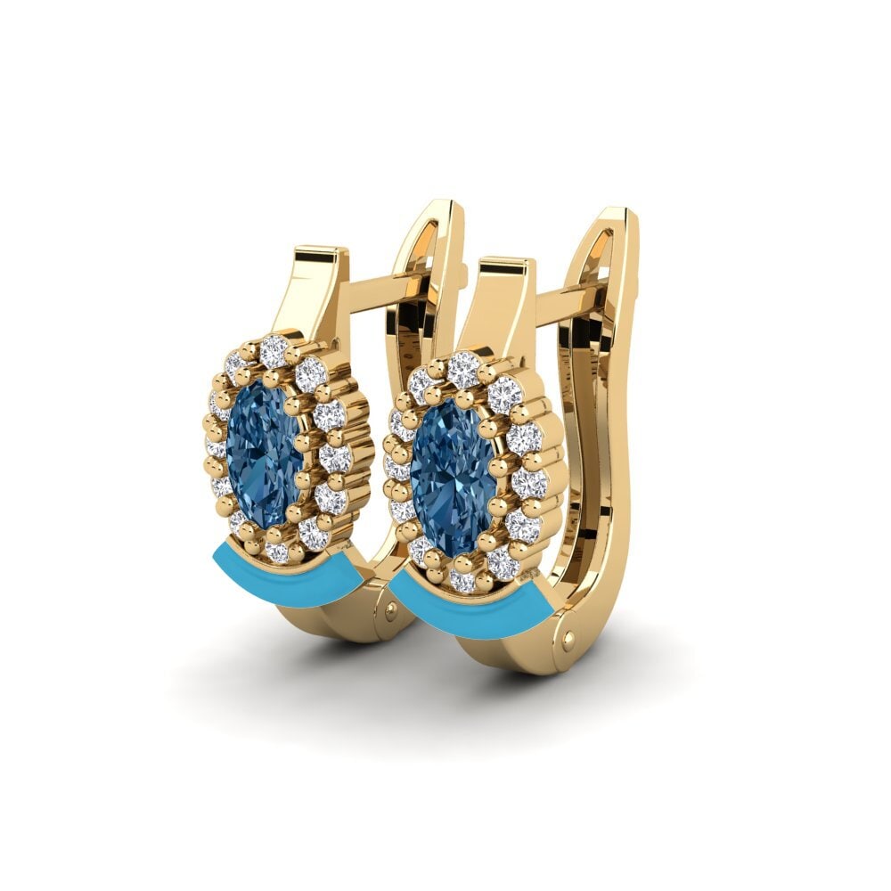 Diamante Azul Pendiente de mujer Devonport