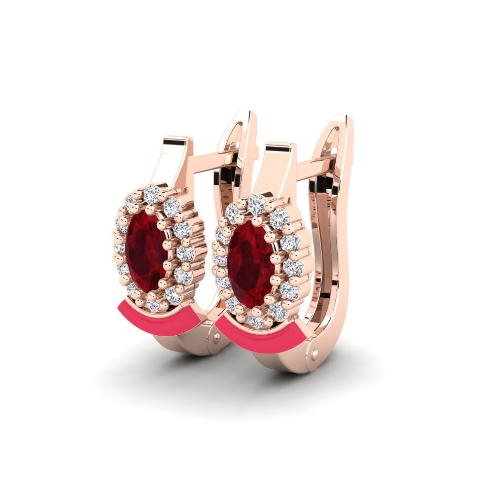 14k Rose Gold Women's Earring Devonport
