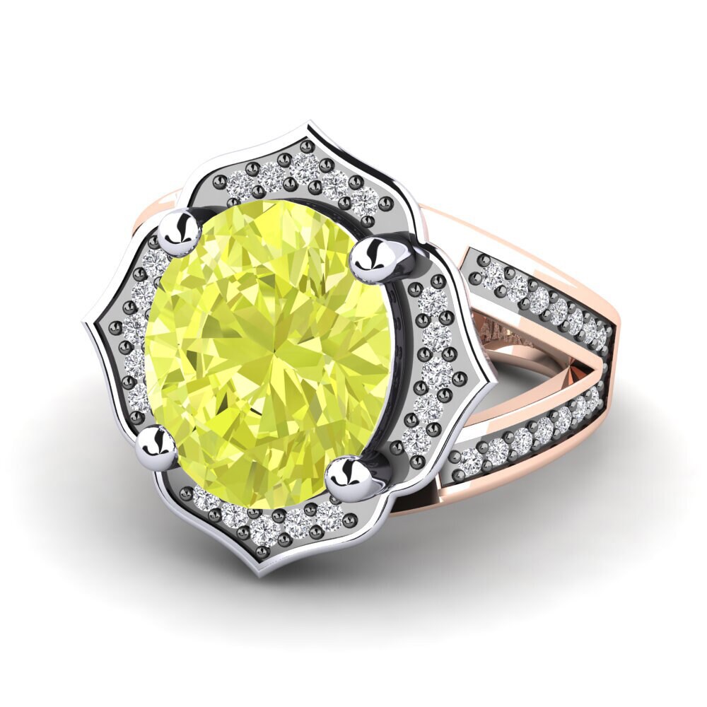 Lemon Quartz Ring Diane
