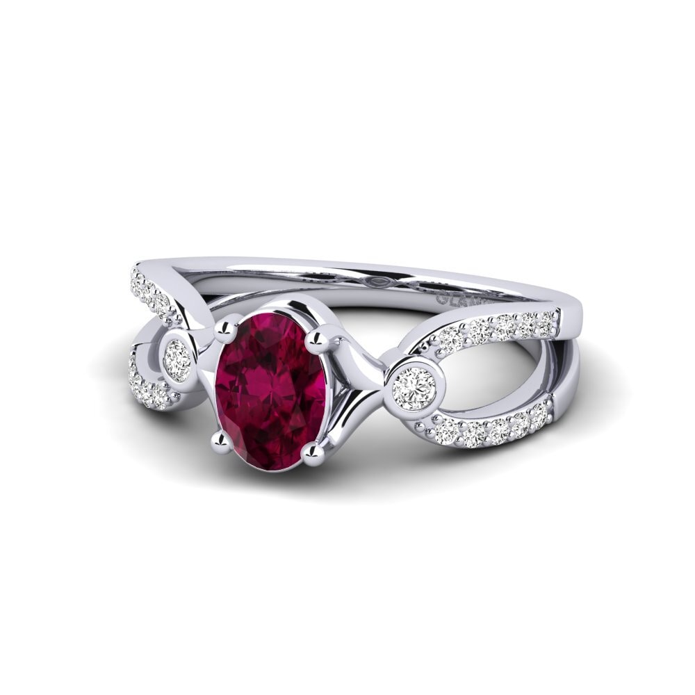 Rhodolite Garnet Women's Ring Dideneua