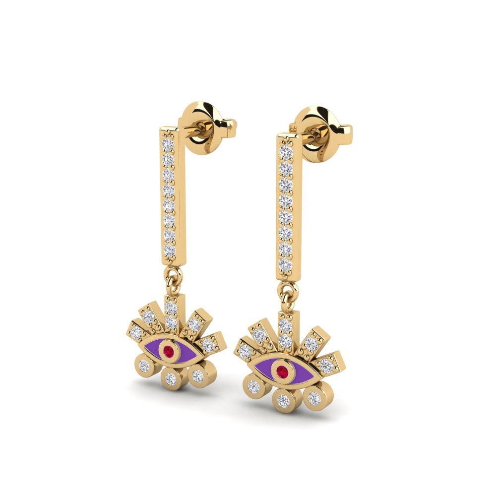 Ruby Women's Earring Didyma