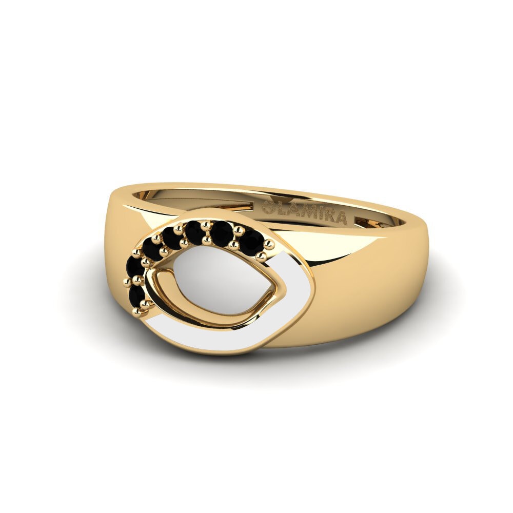 Black Onyx Pinky Ring Diep