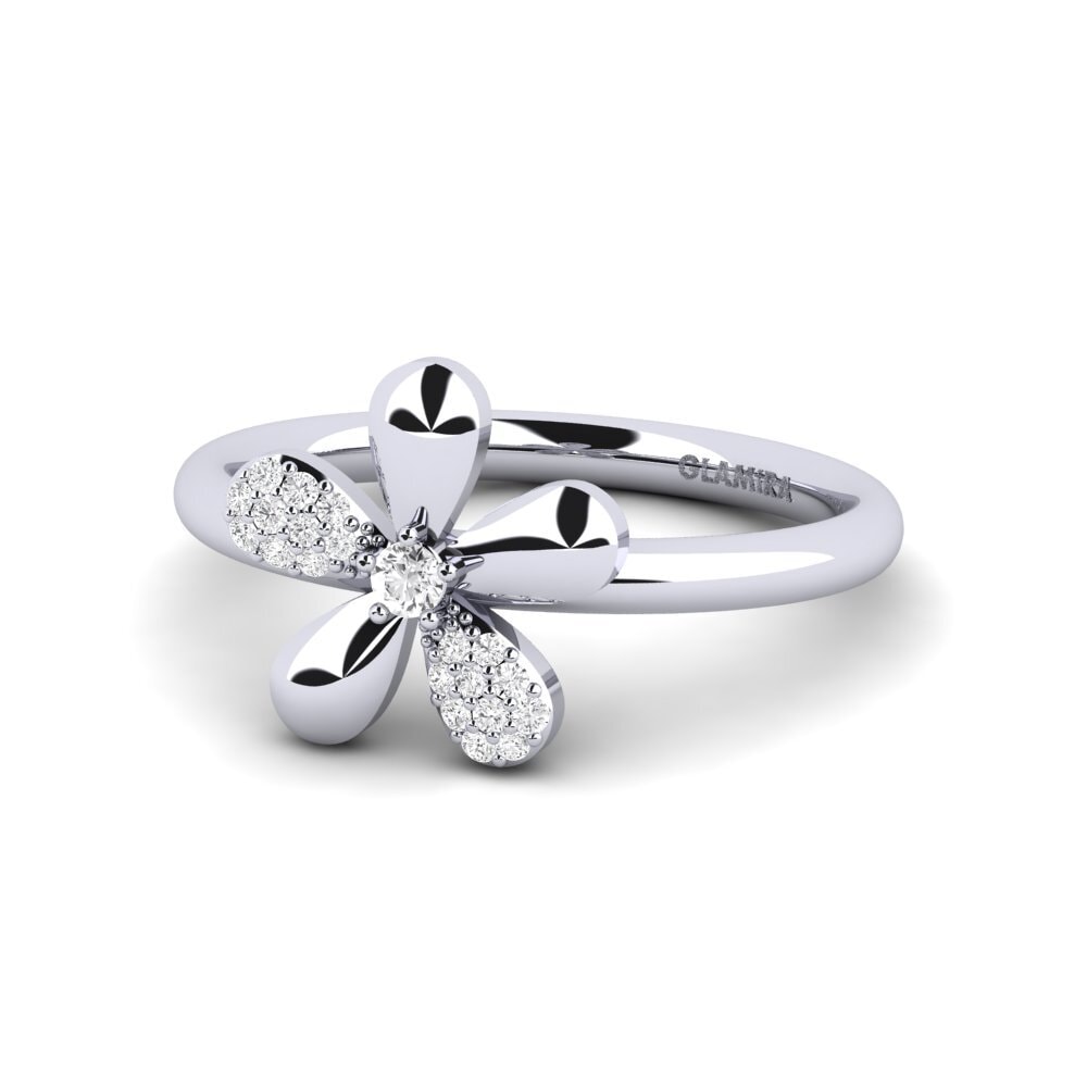 White sapphire Ring Difficil