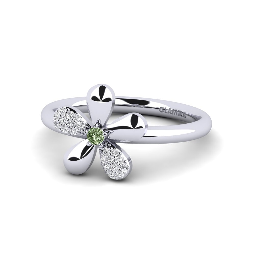 Diamante Verde Anillo Difficil