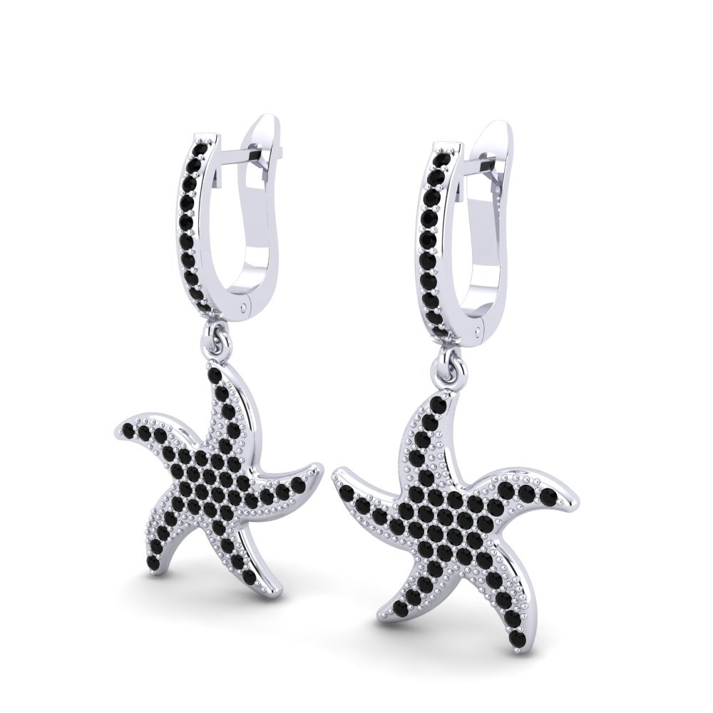 Black Sapphire Earring Dignitarie