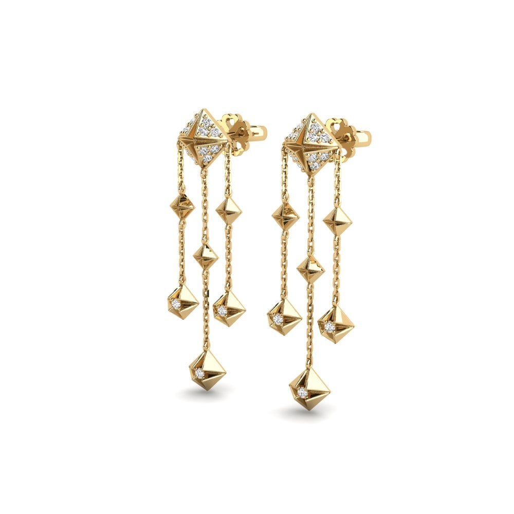 Moissanite Brincos Feminino Dika