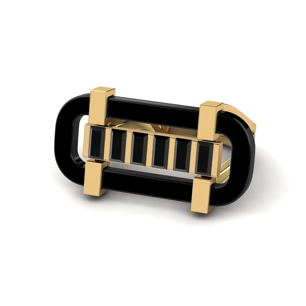 Schwarzer Onyx Ring Dillon