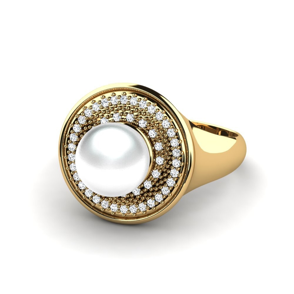 9k Oro Amarillo Anillo Dirch