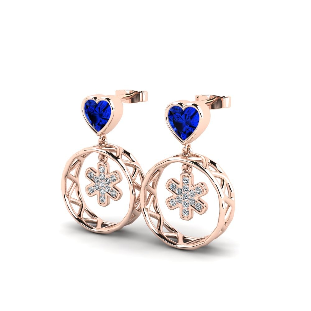 Sapphire (Lab Created) Women's Earring Discussioni