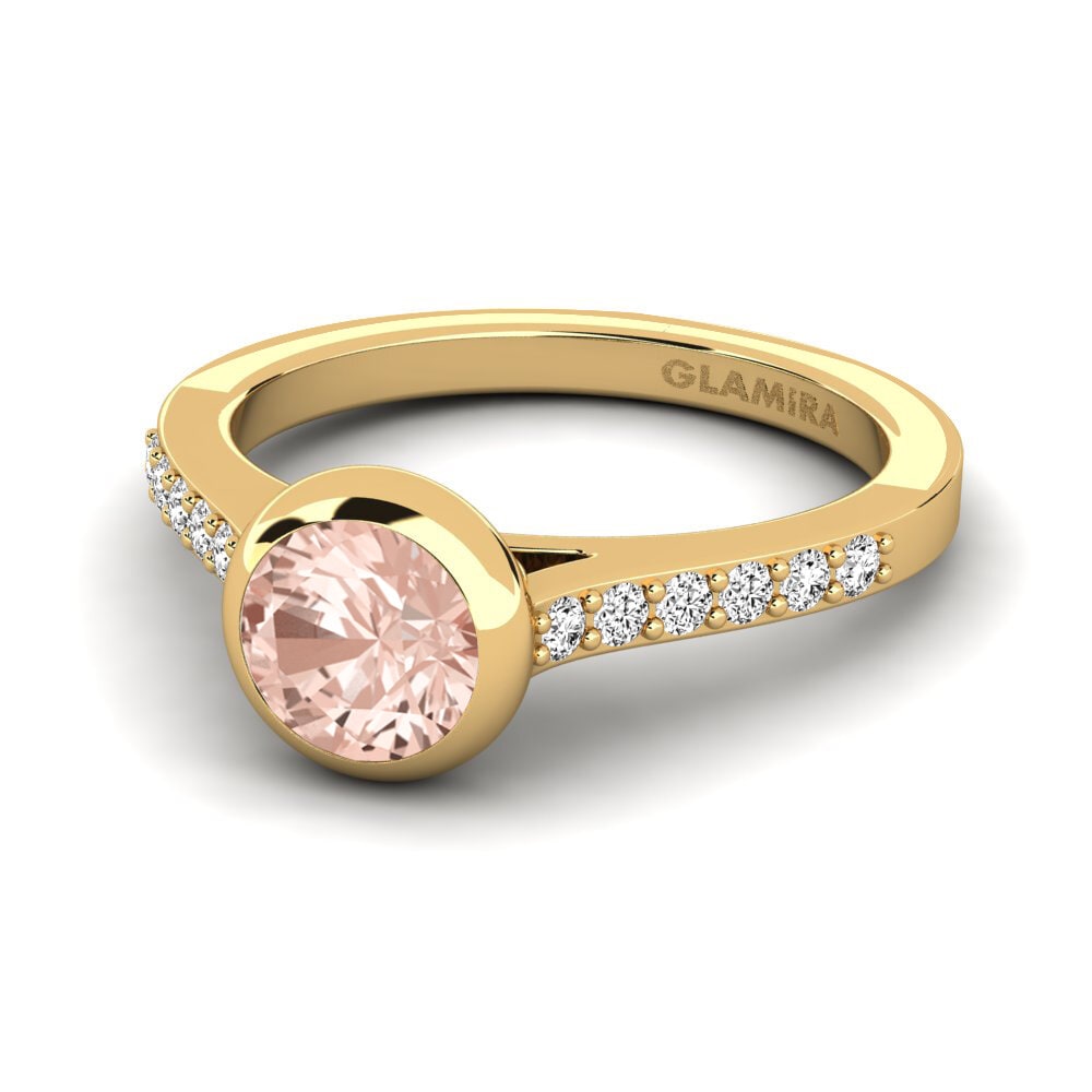Morganita Anillo de compromiso Dismuke
