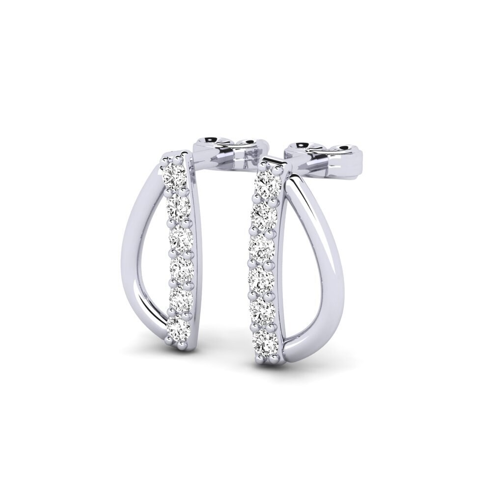 Đá Moissanite Bông tai nữ Dissimulera