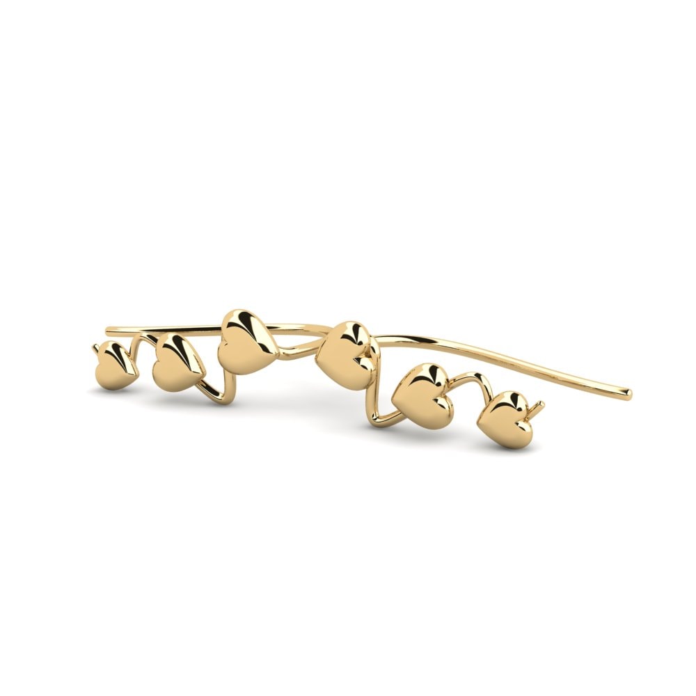 9k Oro Amarillo Pendientes Disslost