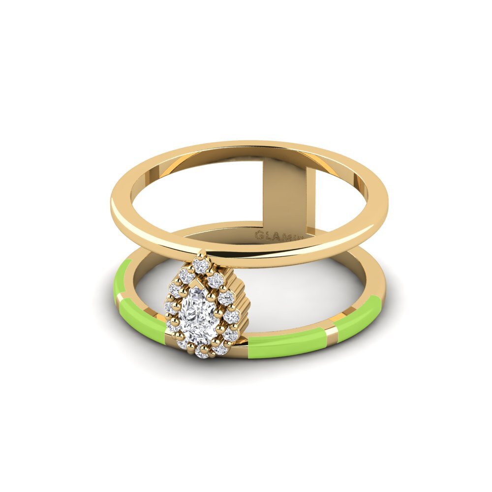 Labor-gezüchteter Diamant Ring Divertido