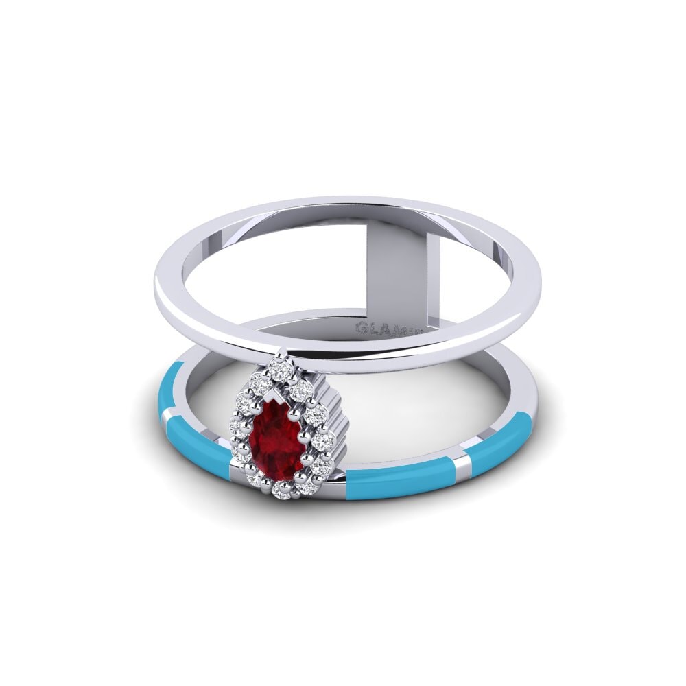 950 Platinum Ring Divertido