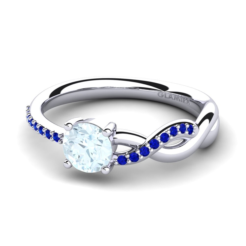 Aguamarina Anillo de compromiso Dobrila