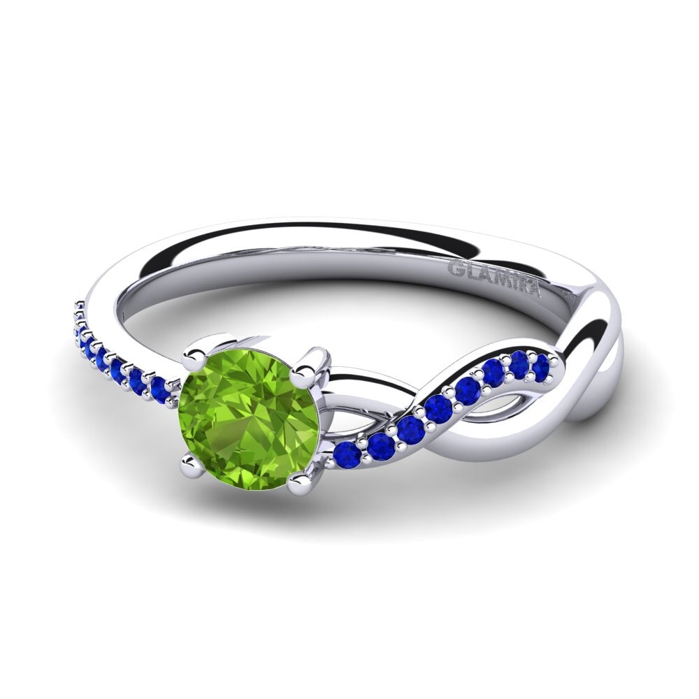 Peridot Engagement Ring Dobrila