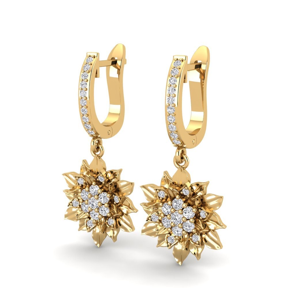 14ct Yellow Gold Women's Earring Dodie