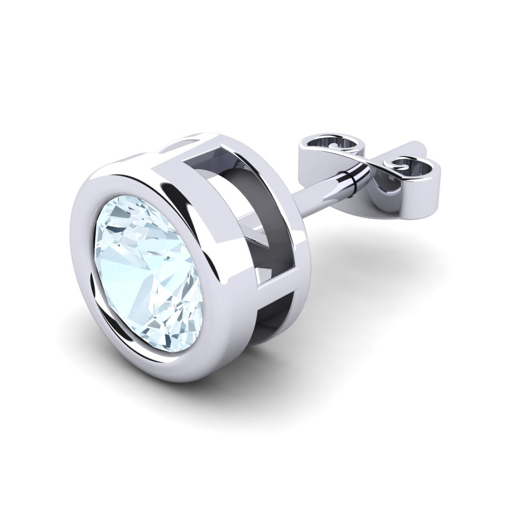 Aquamarine Men's Earring Donatien