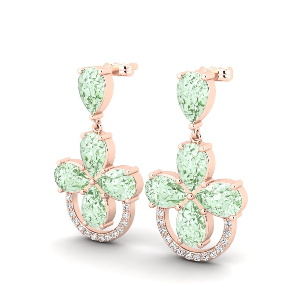Green Amethyst Women's Earring Dorte