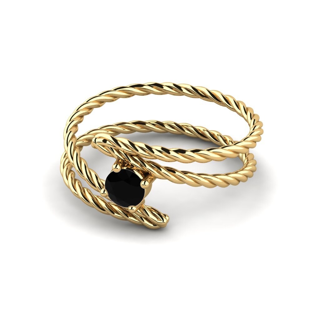 Diamante Negro Anel Dossil