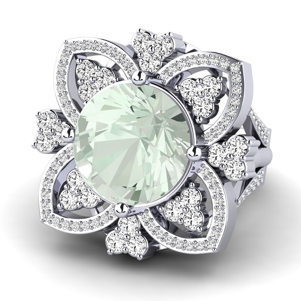 Amatista verde Anillo Dottie