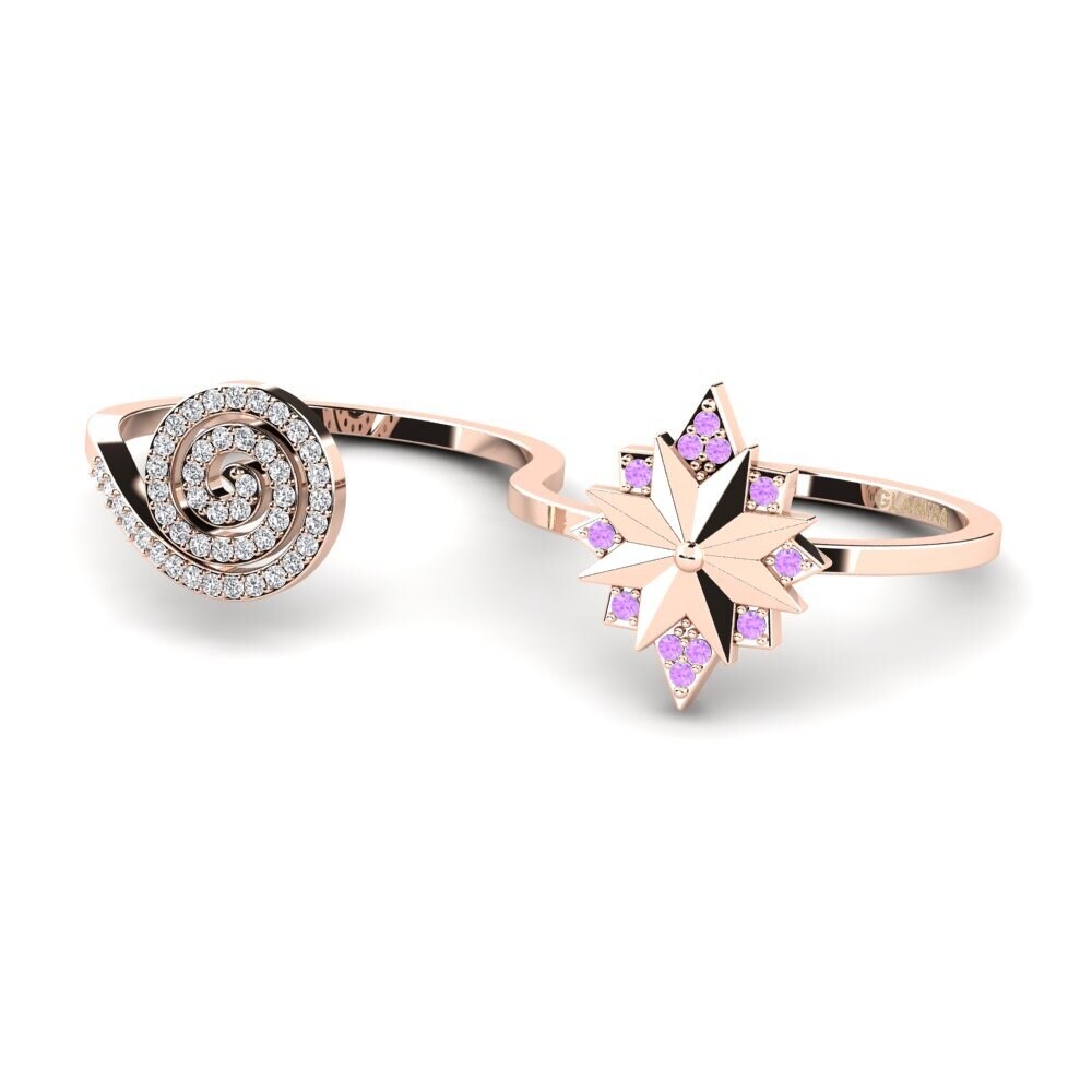 Amatista Anillo Draco