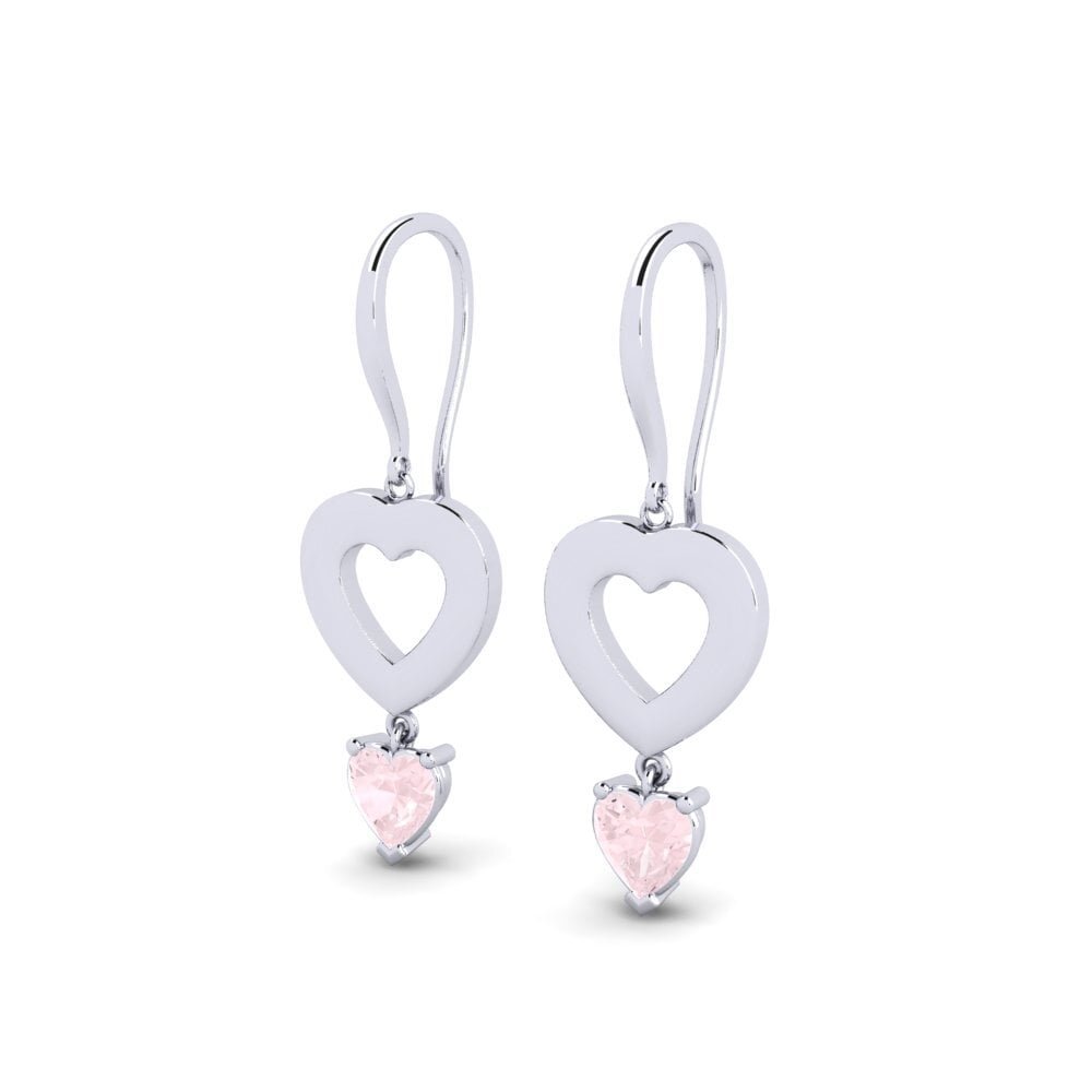 Rose Quartz Women's Earring Draping