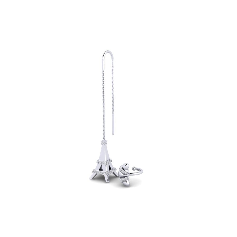 Paladio Diamante Pendiente de mujer Draudziba - SET