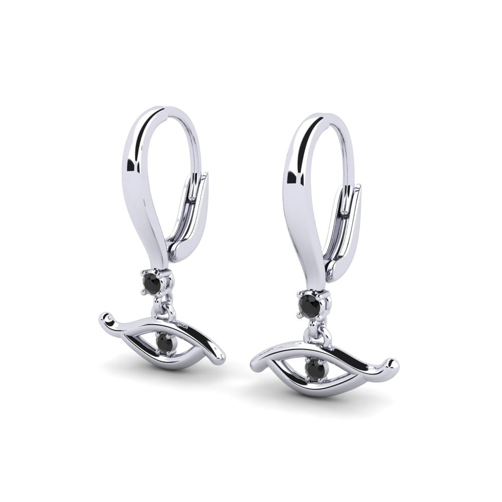 Black Sapphire Women's Earring Dravenos