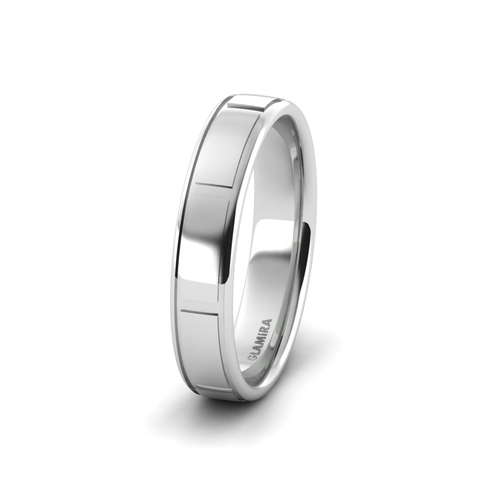 950 Platinum Men's Ring Dreamy Elegancy 5 mm