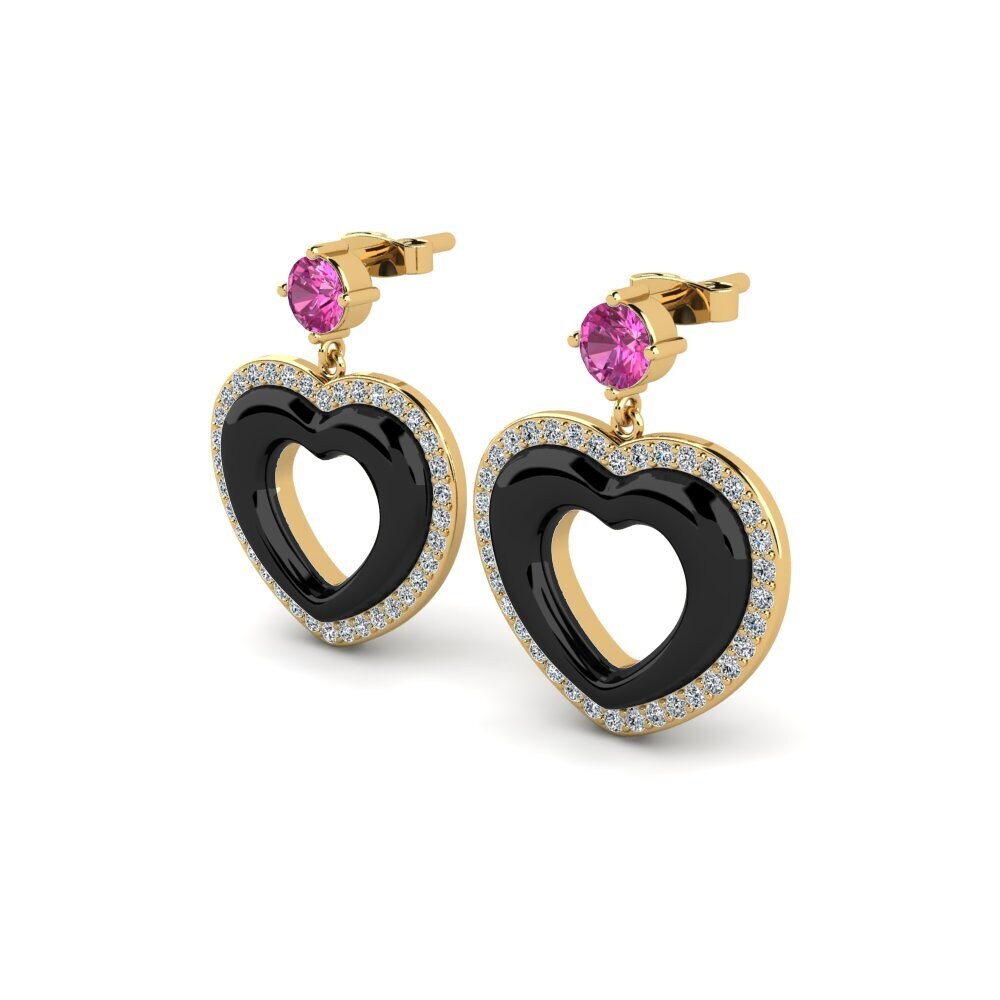 Pink Topaz Women's Earring Dresel