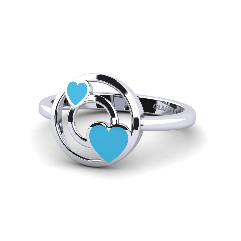 950 Palladium Ring Duad
