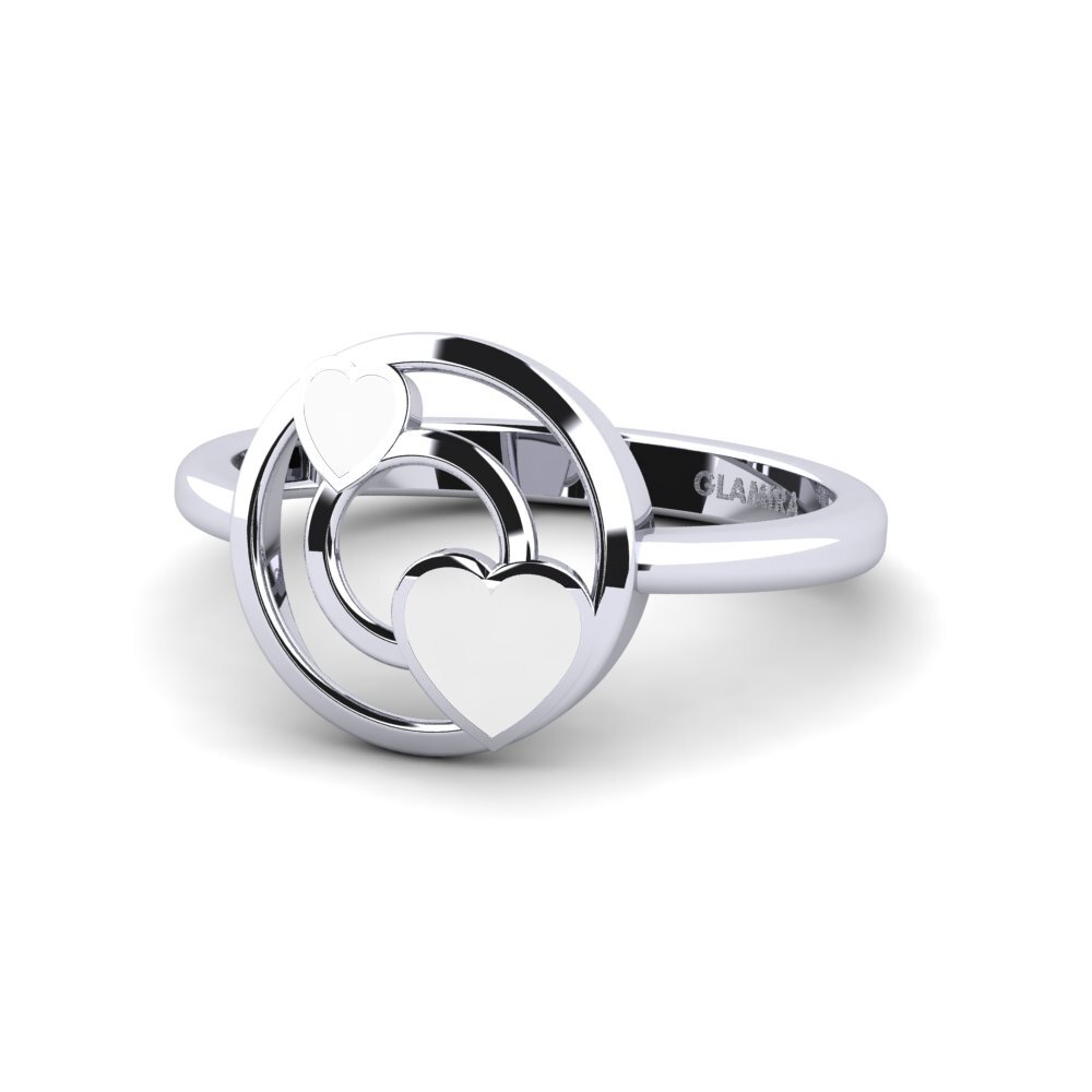950 Palladium Ring Duad