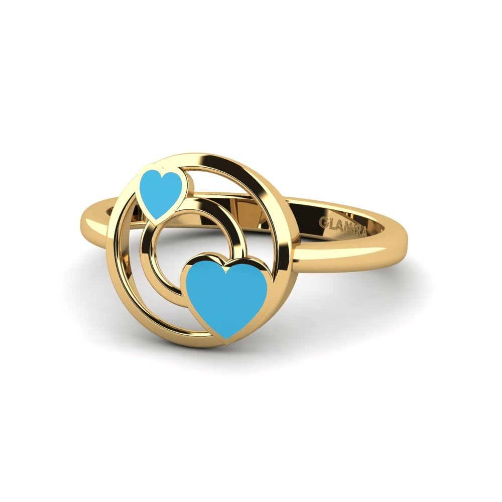 Gelbgold 750 Ring Duad