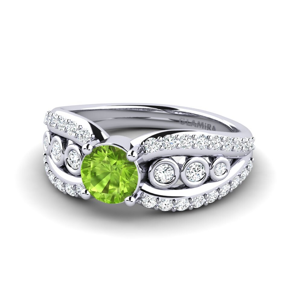 Peridot Women's Ring Ducchn