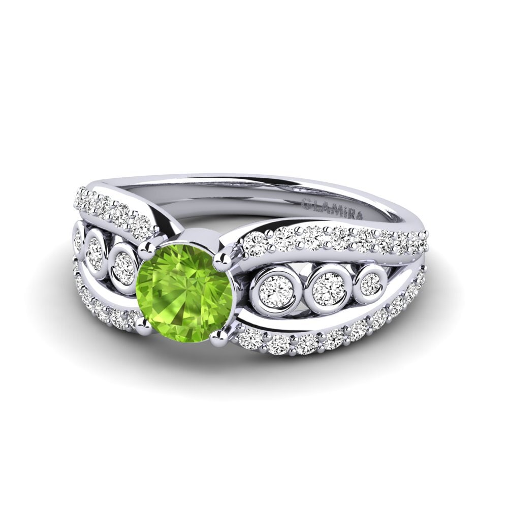 Peridoto Anillo de Mujer Ducchn