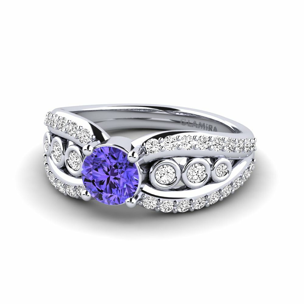 Tanzanita Anillo de Mujer Ducchn
