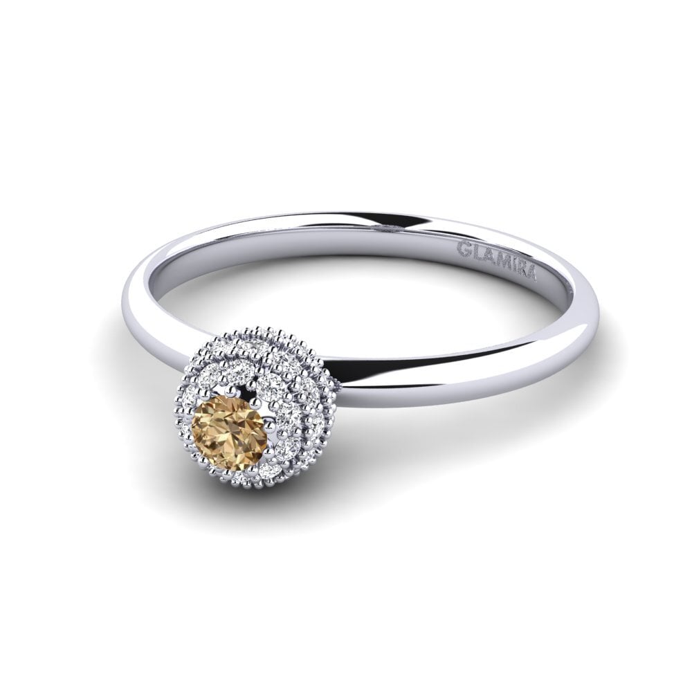 Diamante Marrone Anello da donna Dulles