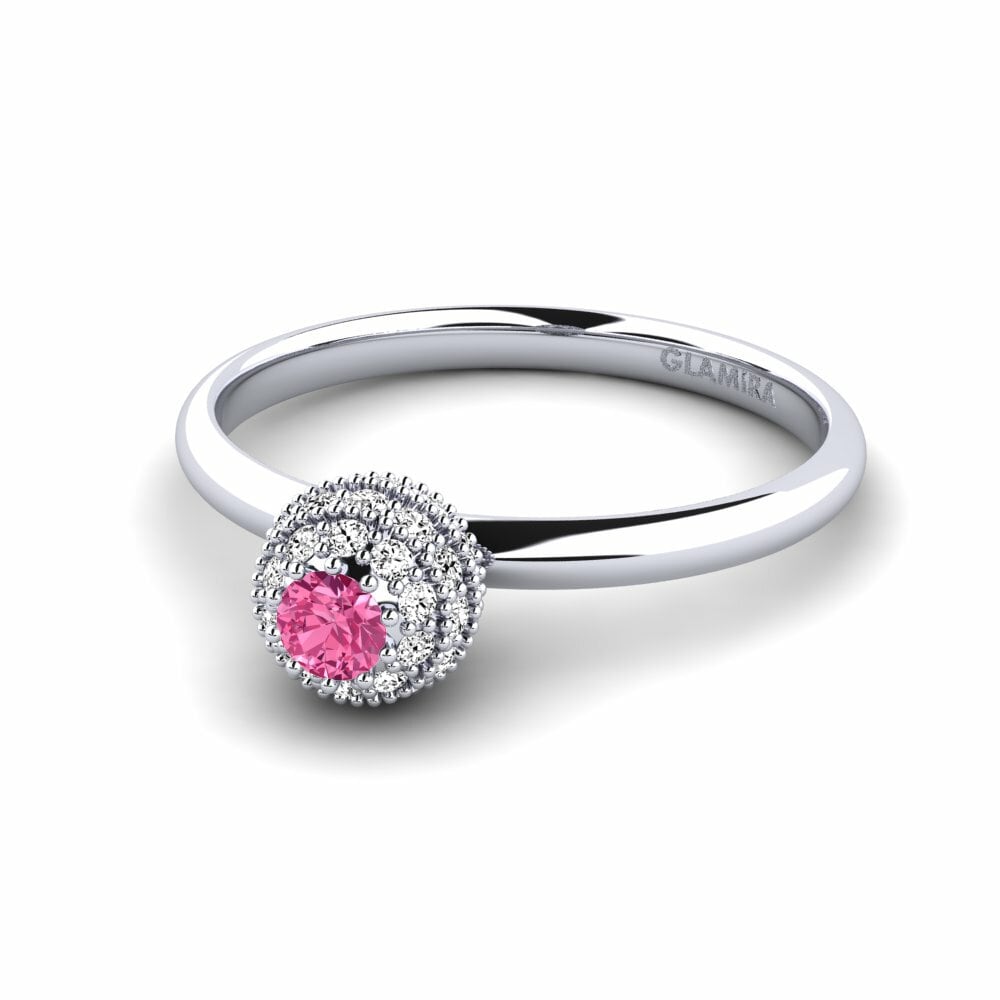 Turmalina rosa Anillo de Mujer Dulles