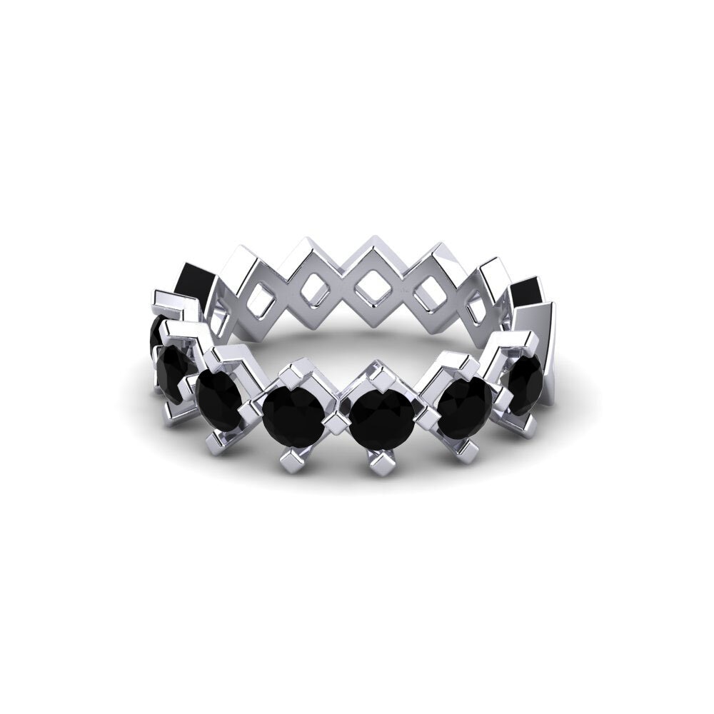 Ónix Negro Anillo Dunstan